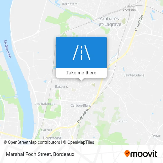 Rue Du Maréchal Foch map