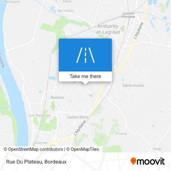 Rue Du Plateau map
