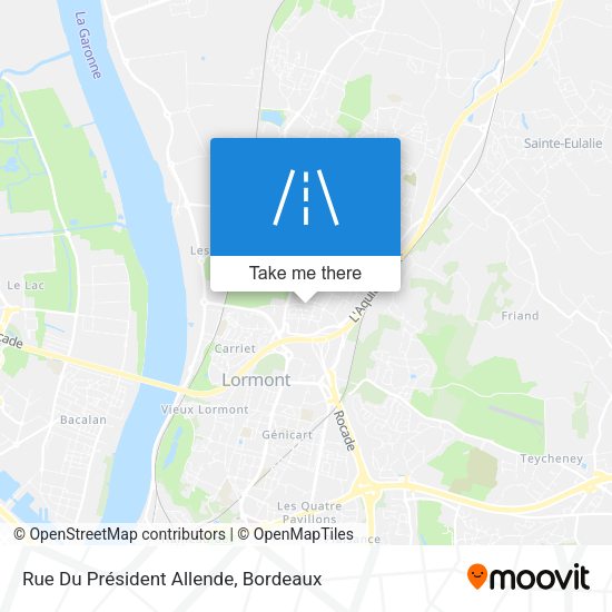 Rue Du Président Allende map