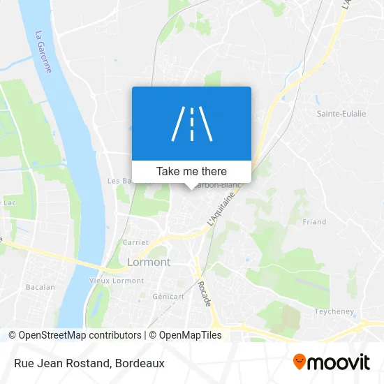 Rue Jean Rostand map