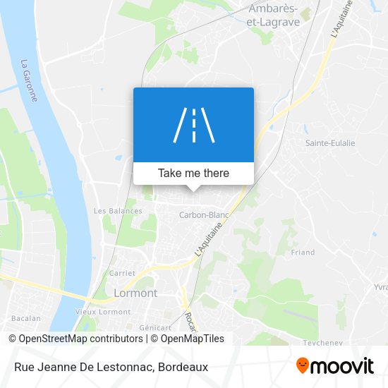 Rue Jeanne De Lestonnac map