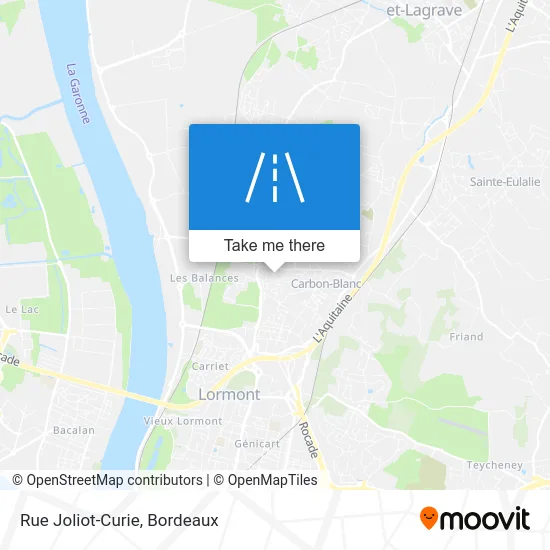 Rue Joliot-Curie map