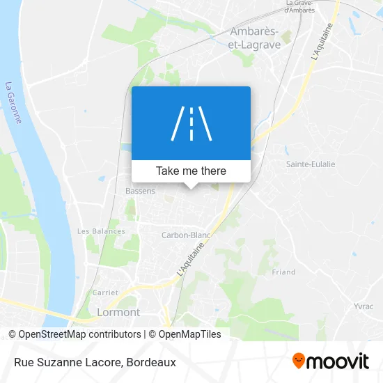 Rue Suzanne Lacore map