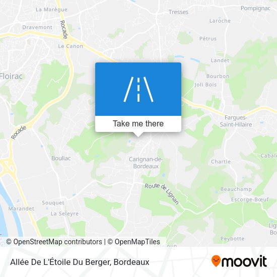 Allée De L'Étoile Du Berger map