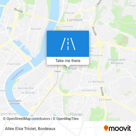 Allée Elsa Triolet map