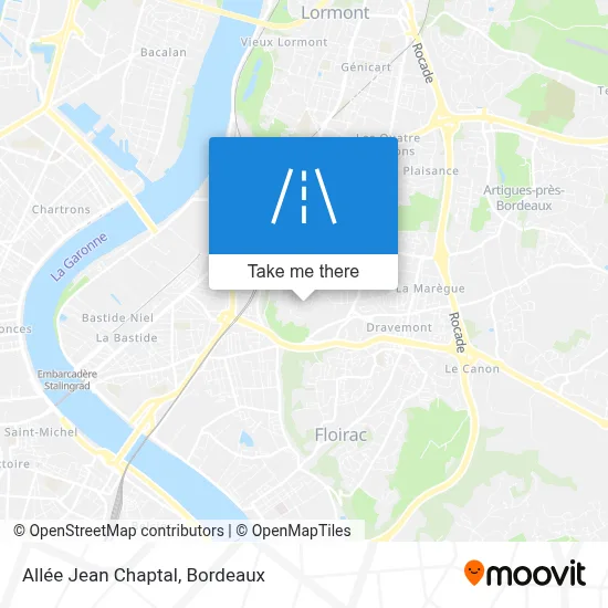 Allée Jean Chaptal map