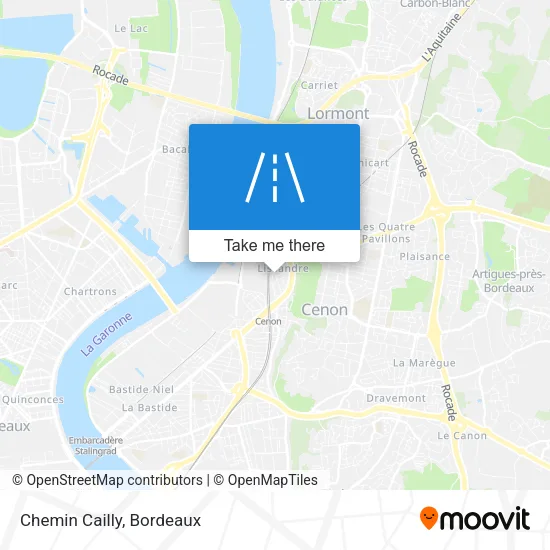 Chemin Cailly map