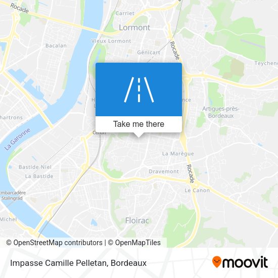 Impasse Camille Pelletan map