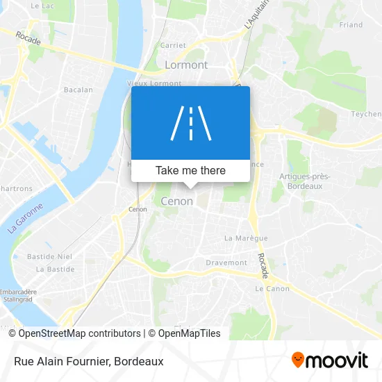 Rue Alain Fournier map