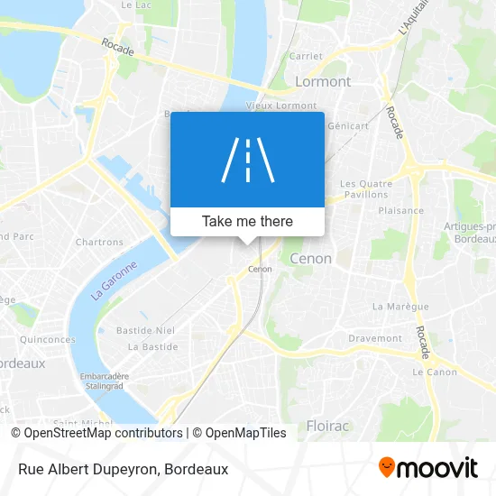 Rue Albert Dupeyron map