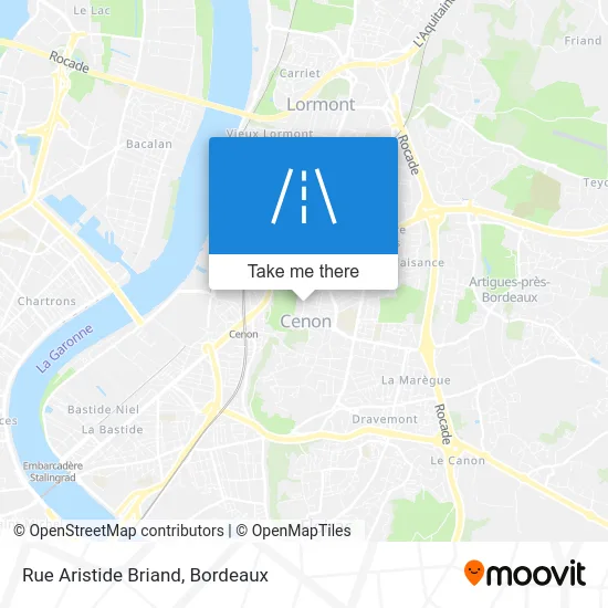 Rue Aristide Briand map