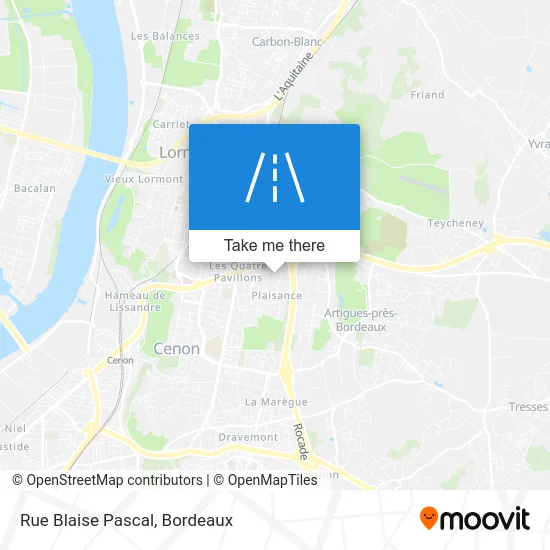 Mapa Rue Blaise Pascal