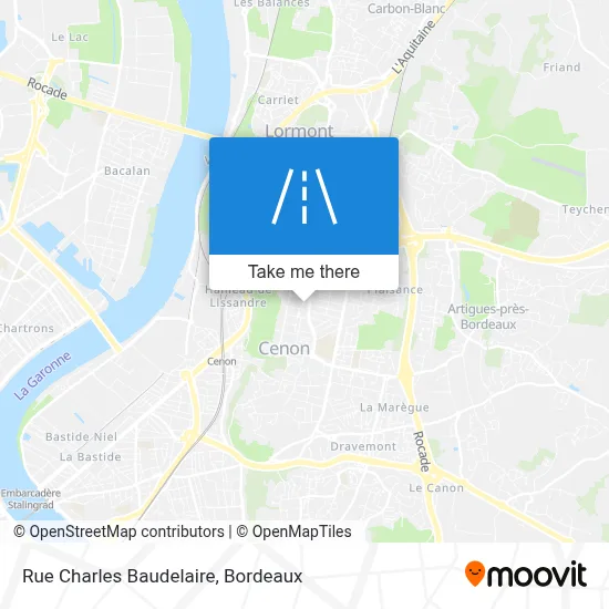 Rue Charles Baudelaire map