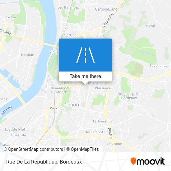Rue De La République map
