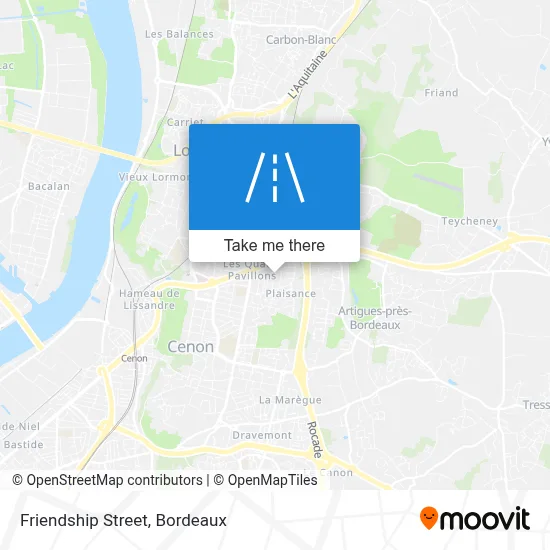 Rue De L'Amitié map