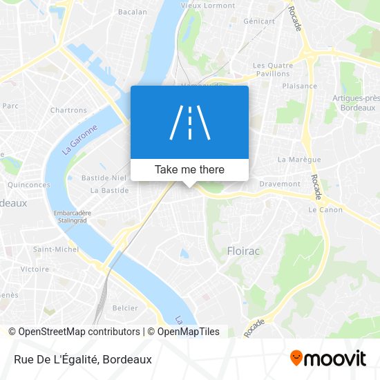 Rue De L'Égalité map