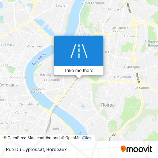 Rue Du Cypressat map