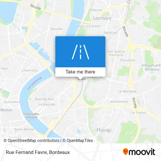 Rue Fernand Favre map