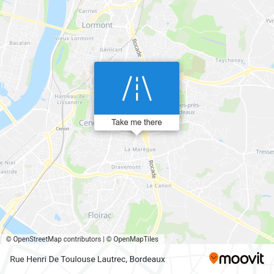 Rue Henri De Toulouse Lautrec map