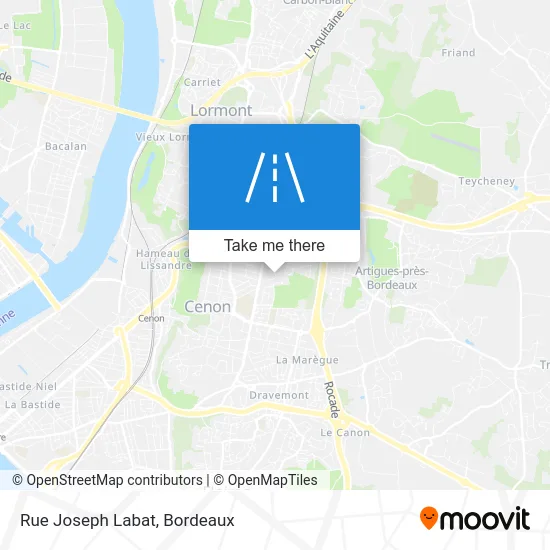 Rue Joseph Labat map