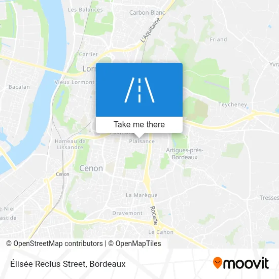 Rue Élisée Reclus map