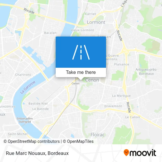 Rue Marc Nouaux map