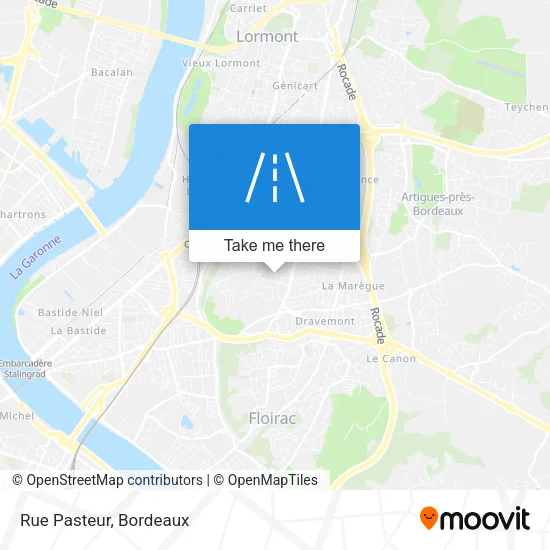 Rue Pasteur map