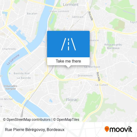 Rue Pierre Bérégovoy map
