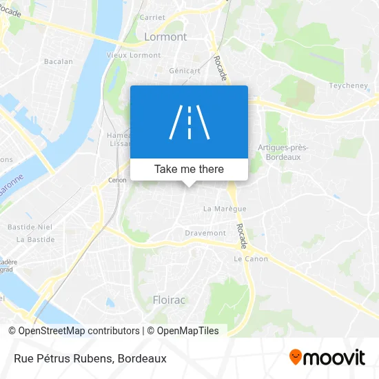 Rue Pétrus Rubens map