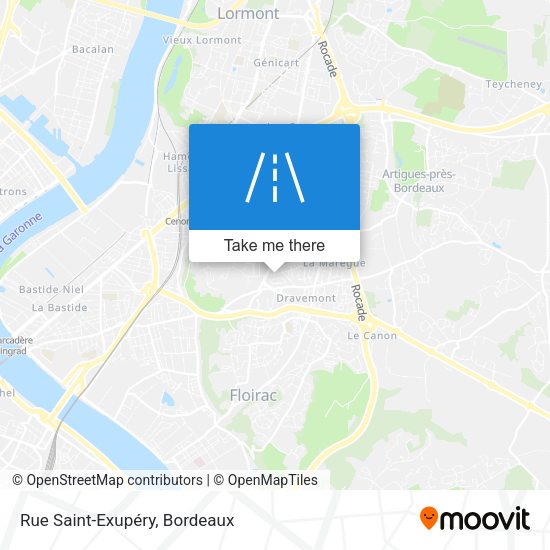 Rue Saint-Exupéry map