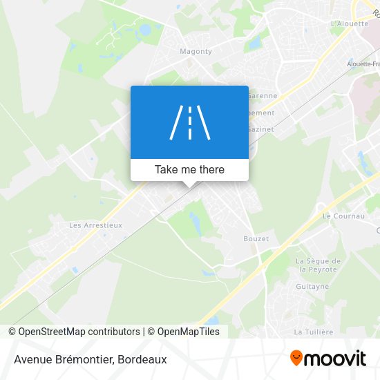 Avenue Brémontier map
