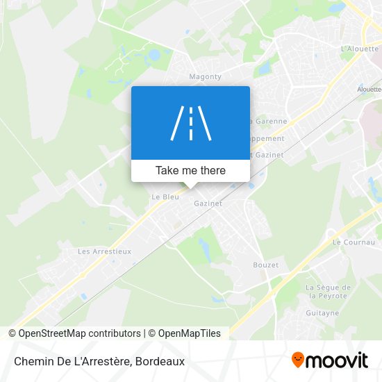 Chemin De L'Arrestère map