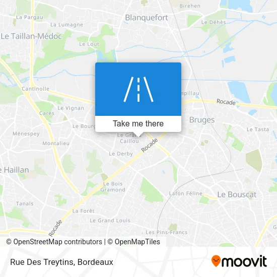 Rue Des Treytins map