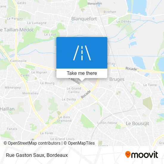Rue Gaston Saux map