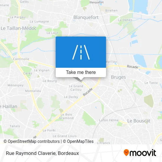 Rue Raymond Claverie map