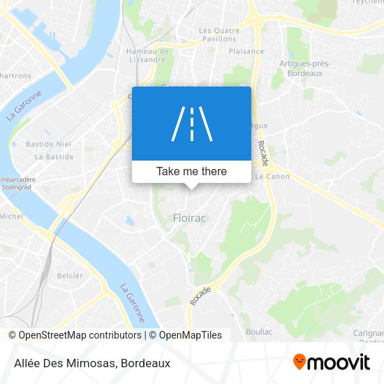 Allée Des Mimosas map