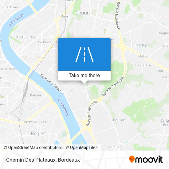 Chemin Des Plateaux map