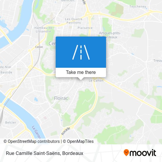 Rue Camille Saint-Saëns map