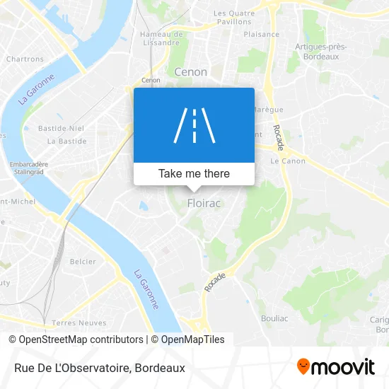 Rue De L'Observatoire map