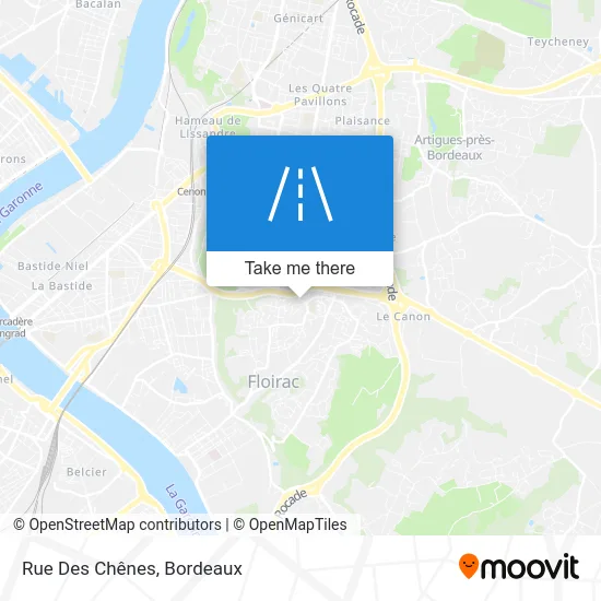 Mapa Rue Des Chênes