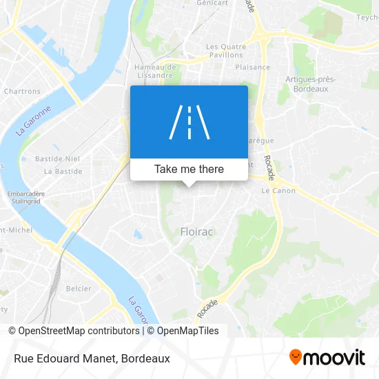 Rue Edouard Manet map