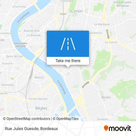 Rue Jules Guesde map