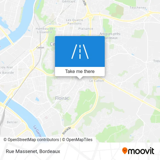 Rue Massenet map