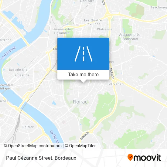 Rue Paul Cézanne map
