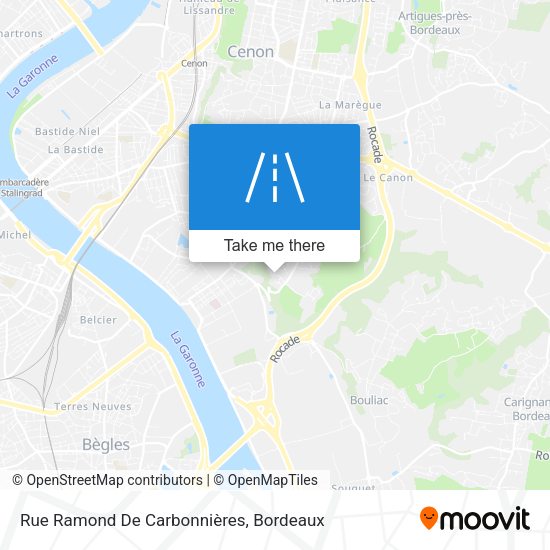 Rue Ramond De Carbonnières map