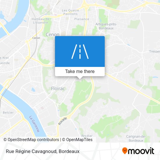 Rue Régine Cavagnoud map