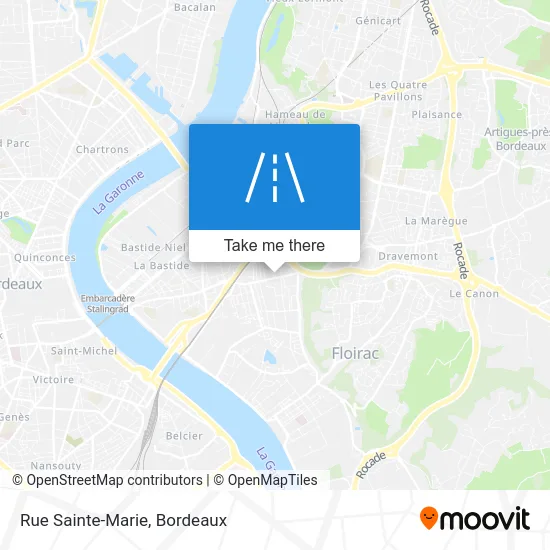 Rue Sainte-Marie map