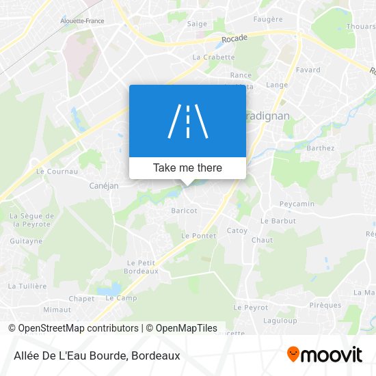 Allée De L'Eau Bourde map