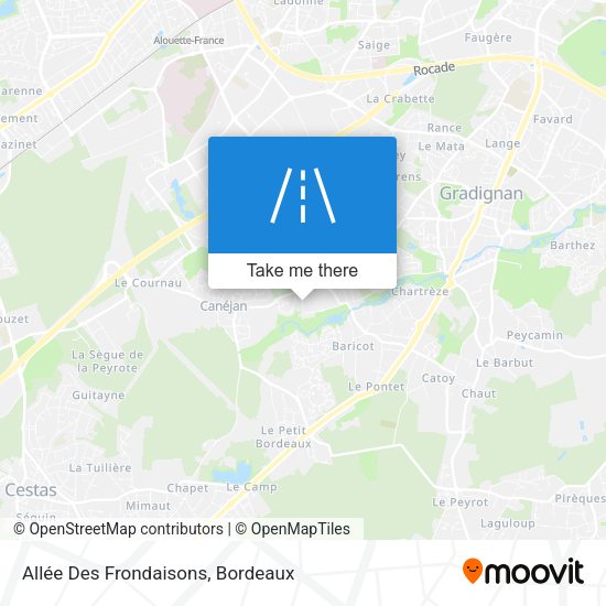 Allée Des Frondaisons map