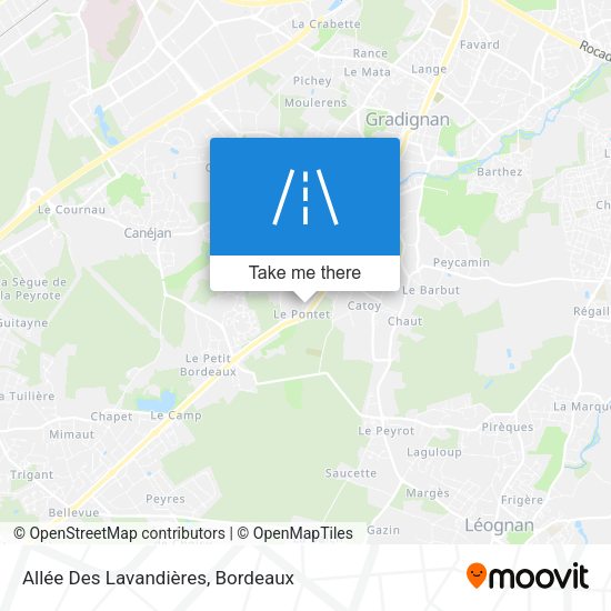 Allée Des Lavandières map